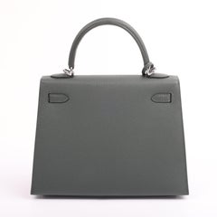 2025 Hermès Vert Mangrove Epsom Sellier Kelly 25 PHW