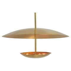 2025 Huge Brass Concave Convex Uplighter  Pendant