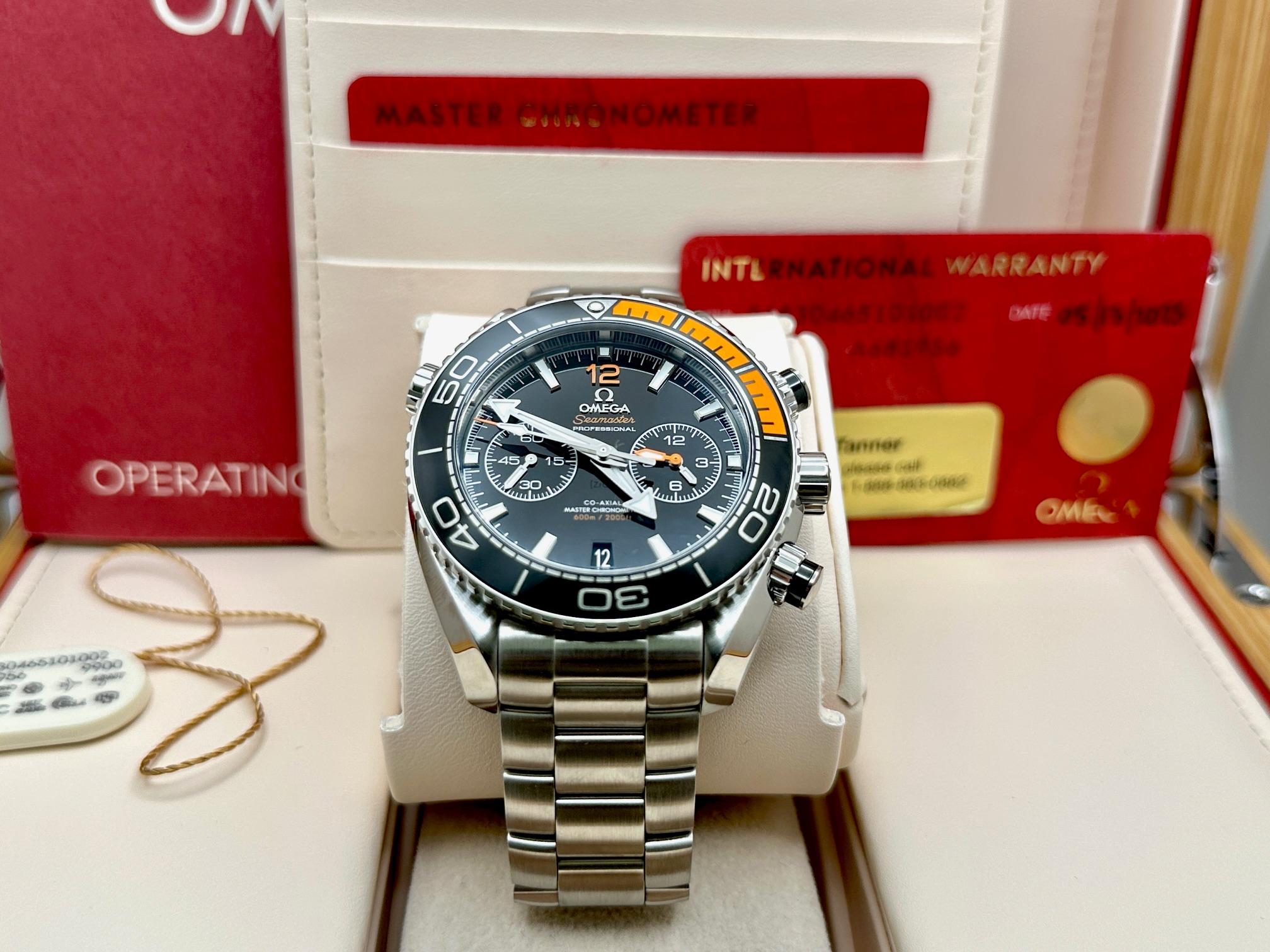 Men's 2025 NEW Omega Seamaster Planet Ocean 215.30.46.51.01.002 Stainless Box Paper For Sale
