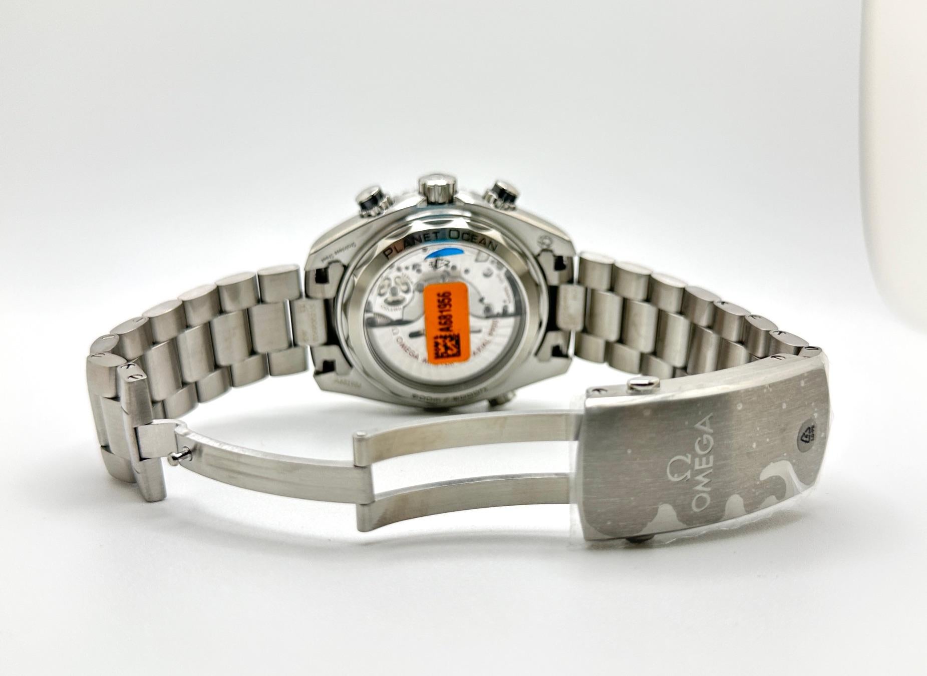 2025 NEW Omega Seamaster Planet Ocean 215.30.46.51.01.002 Stainless Box Paper For Sale 4