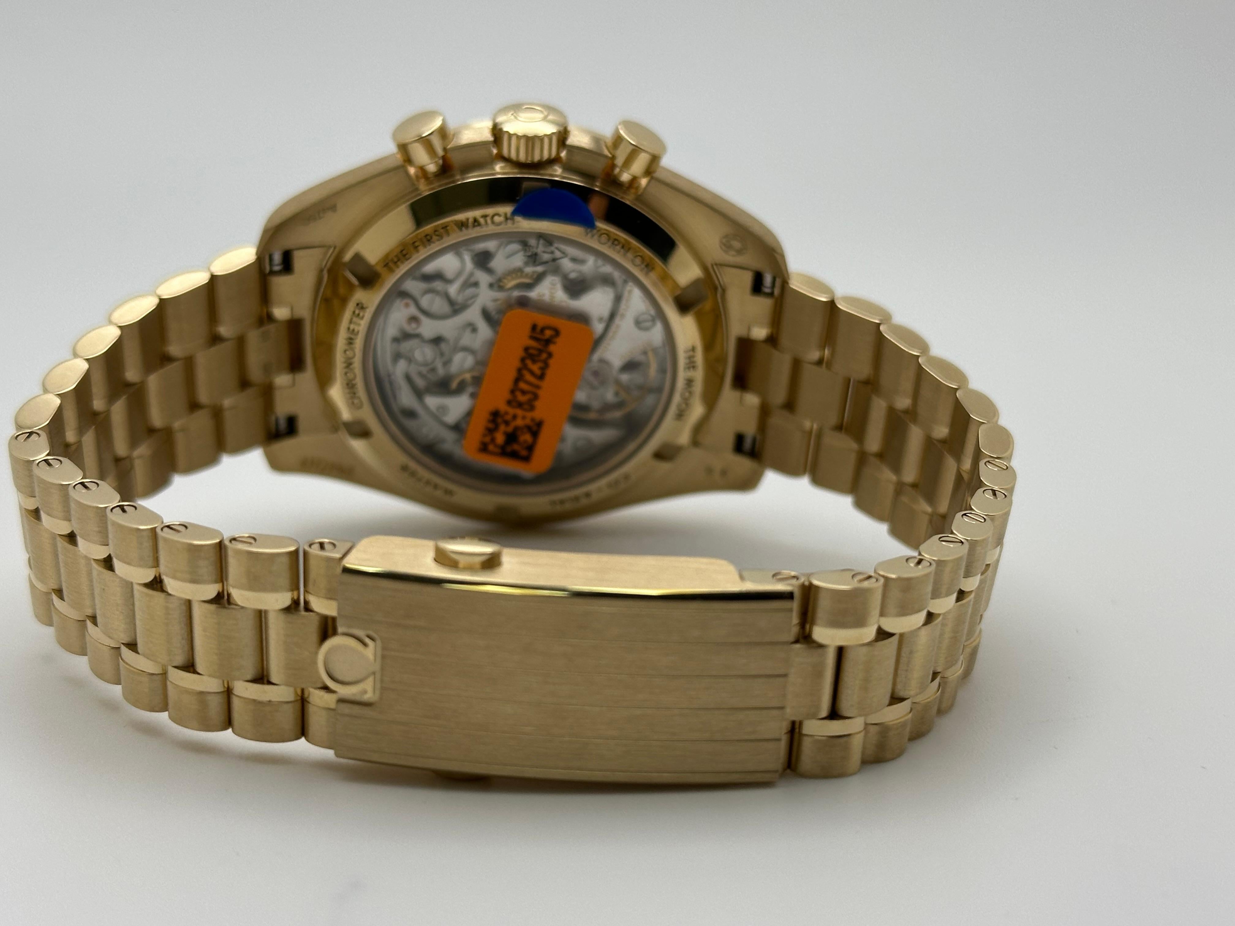 2025 NUEVO Omega Speedmaster Moonwatch 310.60.42.50.10.001 Moonshine Oro 18K 42mm en venta 6