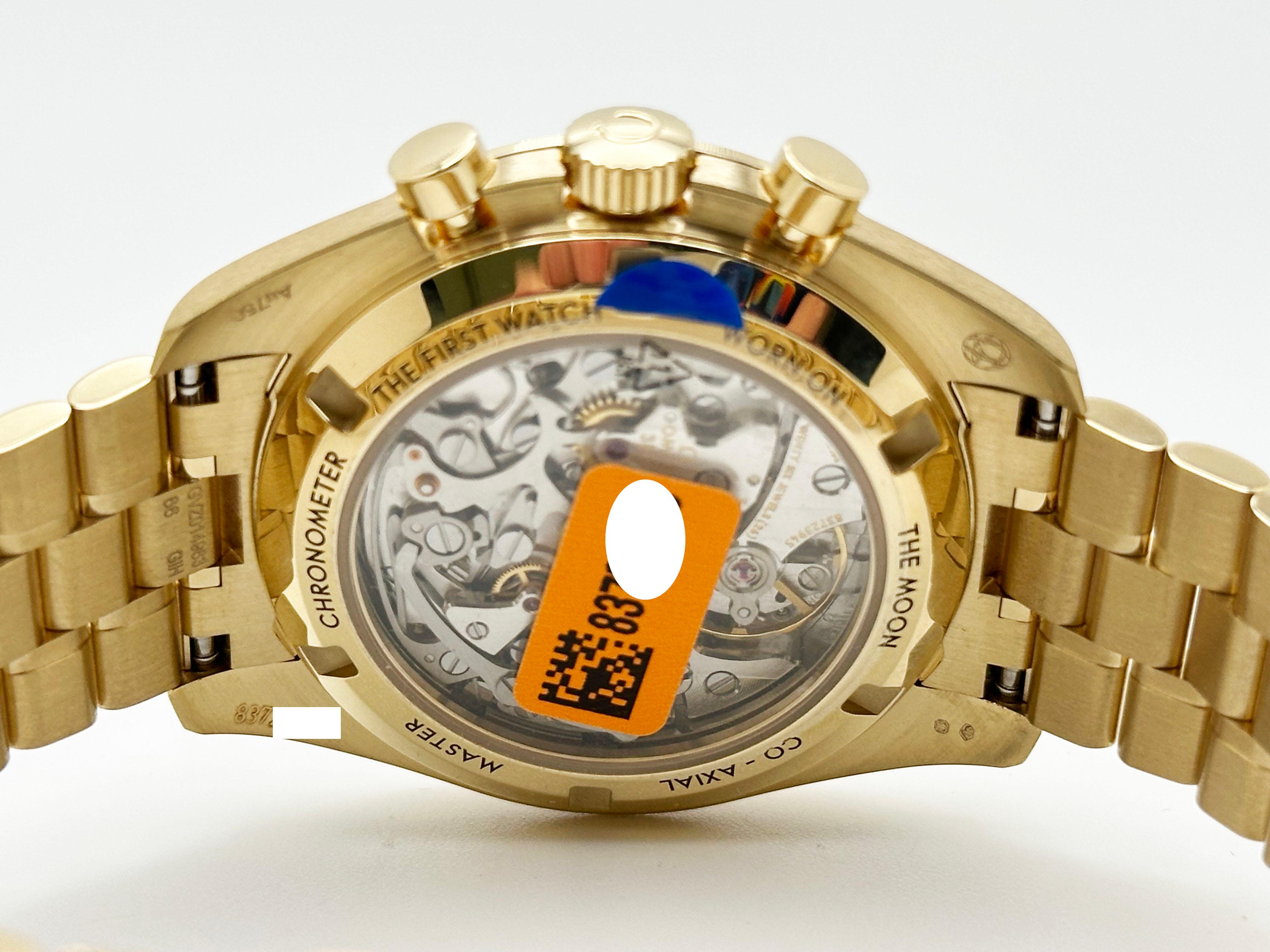 2025 NUEVO Omega Speedmaster Moonwatch 310.60.42.50.10.001 Moonshine Oro 18K 42mm en venta 7