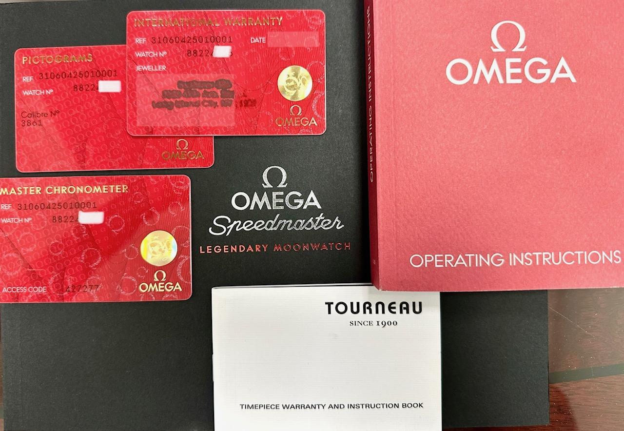 2025 NUEVO Omega Speedmaster Moonwatch 310.60.42.50.10.001 Moonshine Oro 18K 42mm 2