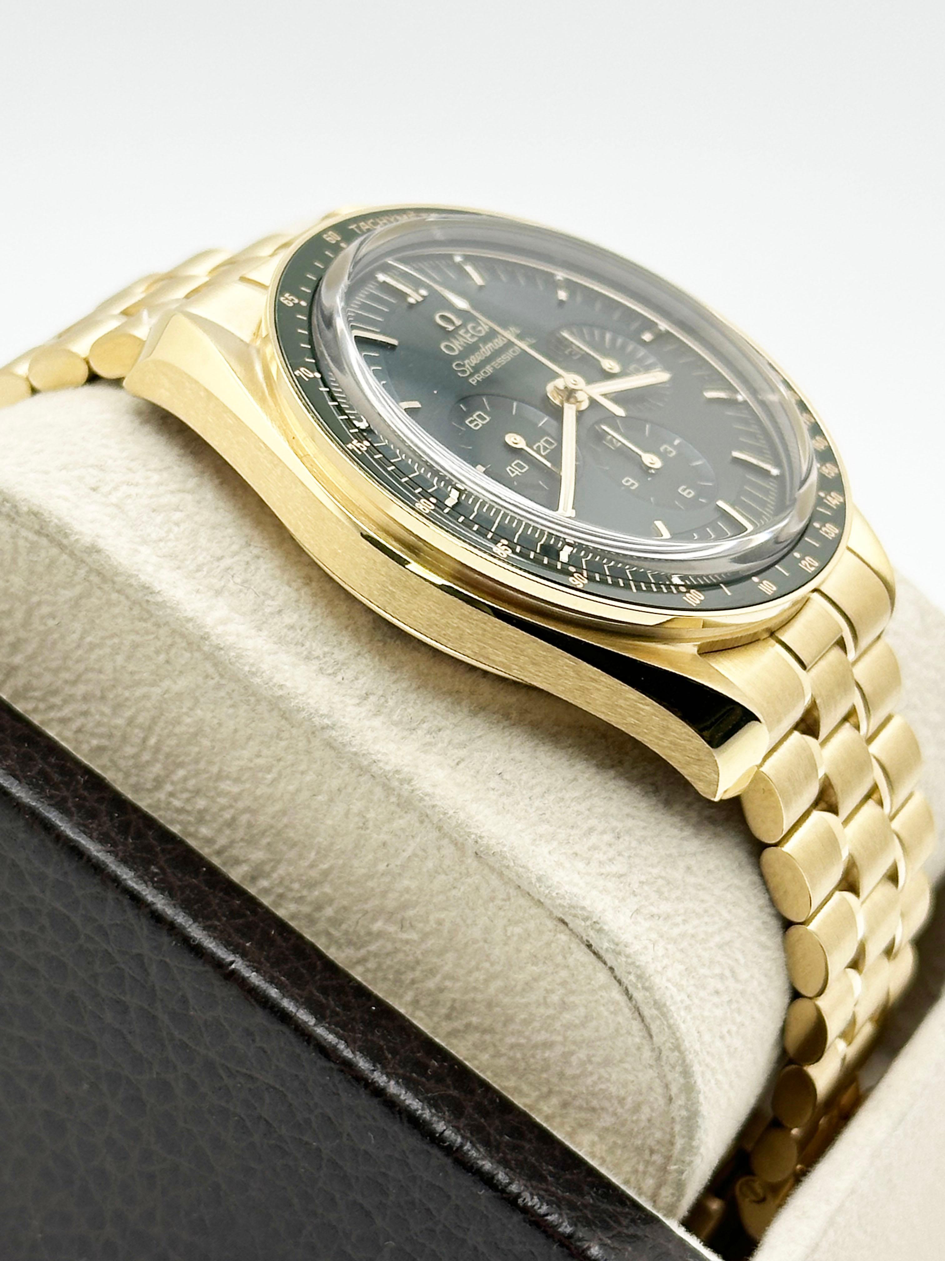 2025 NUEVO Omega Speedmaster Moonwatch 310.60.42.50.10.001 Moonshine Oro 18K 42mm en venta 4