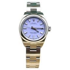 2025 NUOVO Rolex Oyster Perpetual Donna 276200 LAVENDER Quadrante Acciaio Steele 28mm