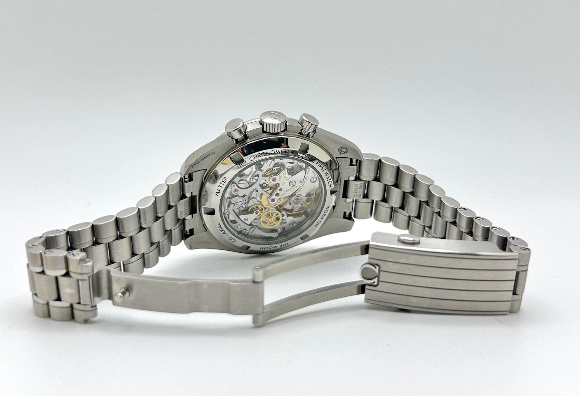 2025 Omega Speedmaster Moonwatch Professional 310.30.42.50.04.001 42mm Box Papier Herren im Angebot