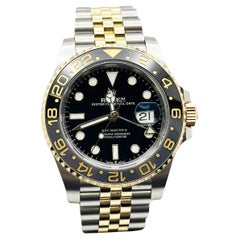 2025 Rolex 126713GRNR GMT Master II Bumblebee Ceramic 18K Gold Steel Box Paper