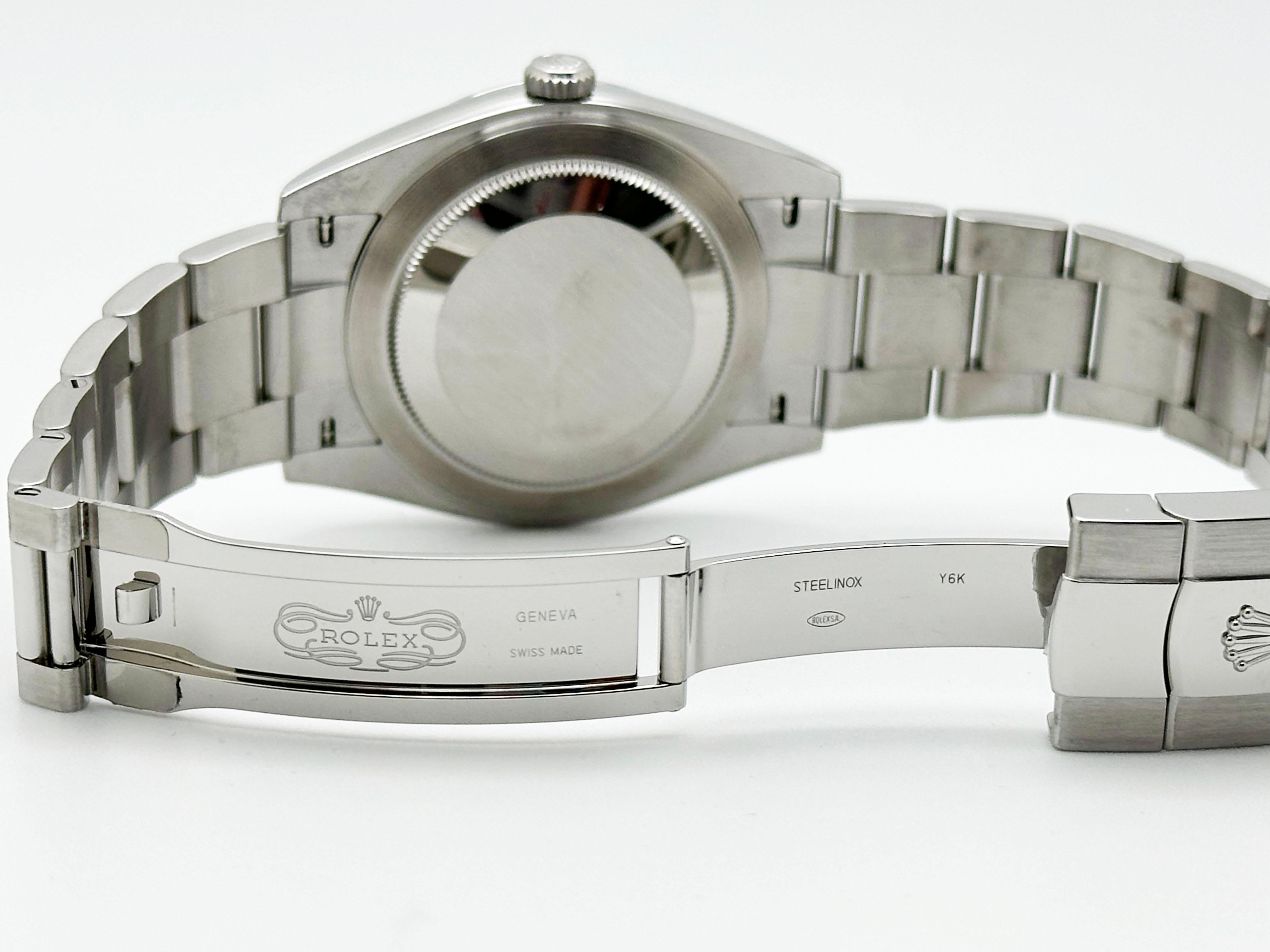 2025 Rolex Datejust 41 126300 Blue Roman Dial Stainless Steel Box Paper 4