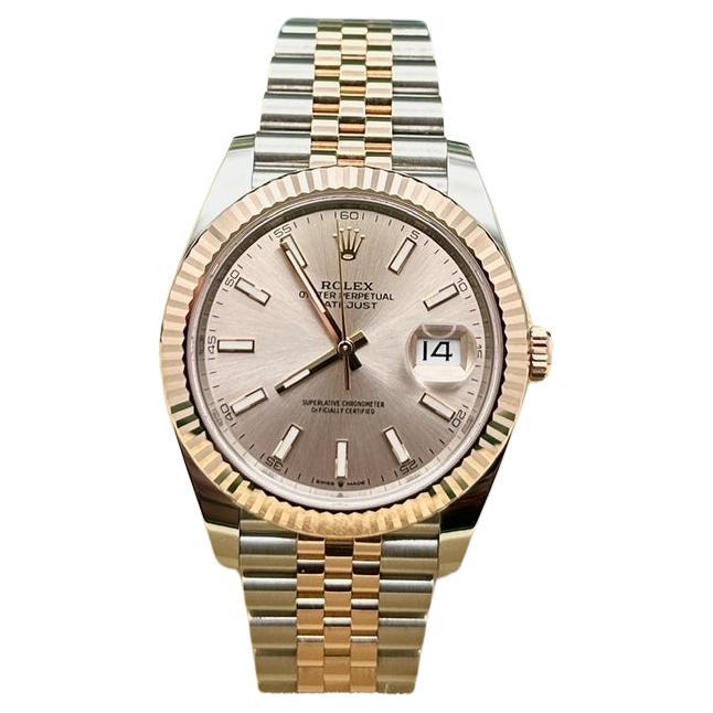 2025 Rolex Datejust 41 126331 Sundust Dial 18K Rose Gold Steel Box Paper