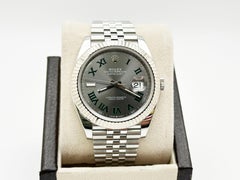2025 Rolex Datejust 41 126334 Wimbledon Dial Jubilee Steel 18K Gold Box Paper