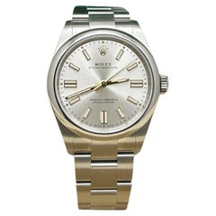 2025 Rolex Oyster Perpetual 134300 41mm Silver Dial Stainless Steel Box Papers