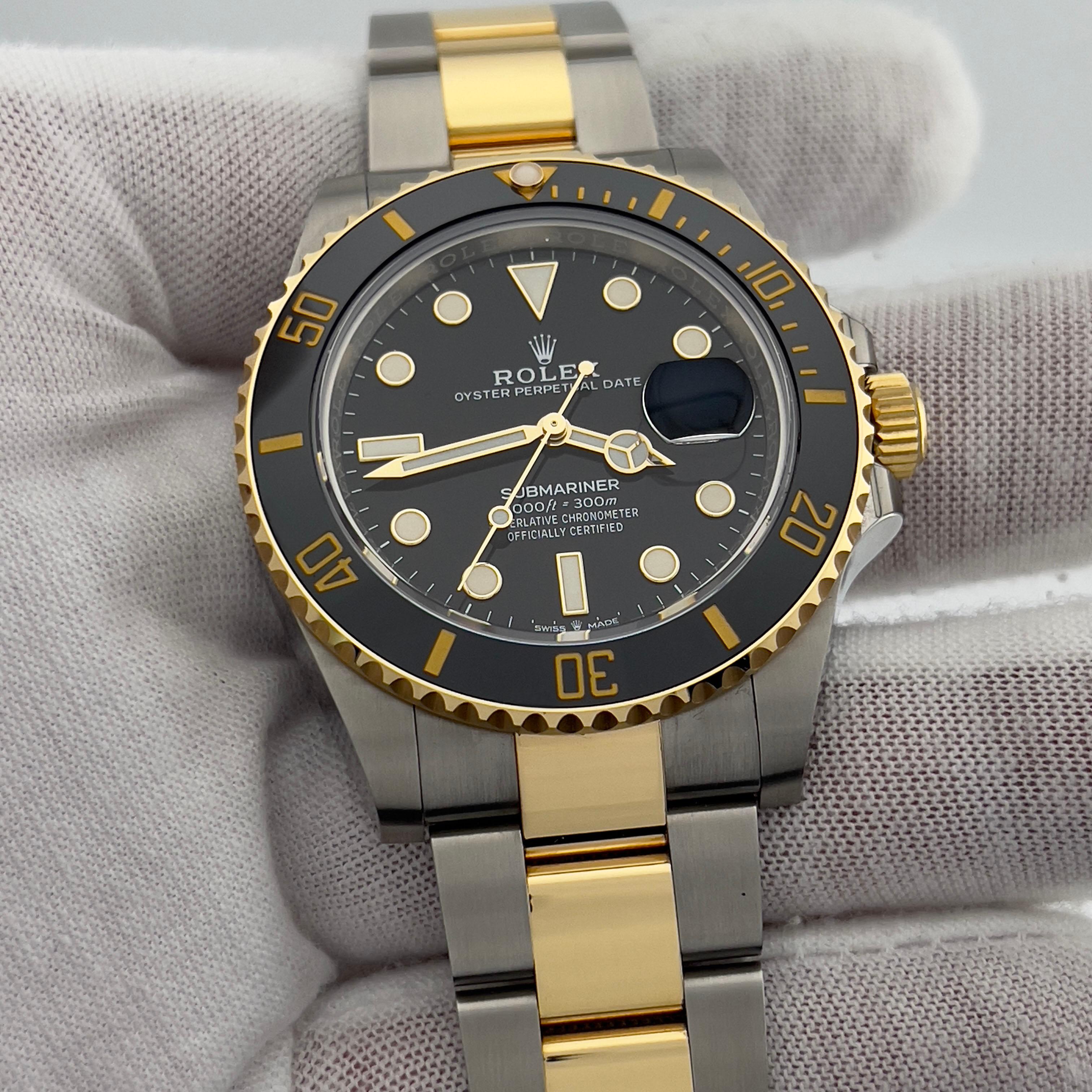 2025 Rolex Submariner 126613LN 41mm Quadrante nero Oro giallo 18 carati Steele In condizioni ottime in vendita a San Diego, CA