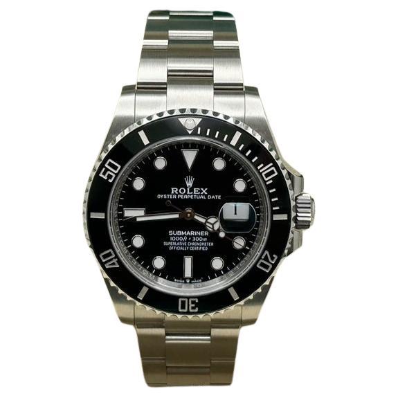 2025 Rolex Submariner Date 126610LN 41mm Black Ceramic Stainless Steel Box Paper For Sale