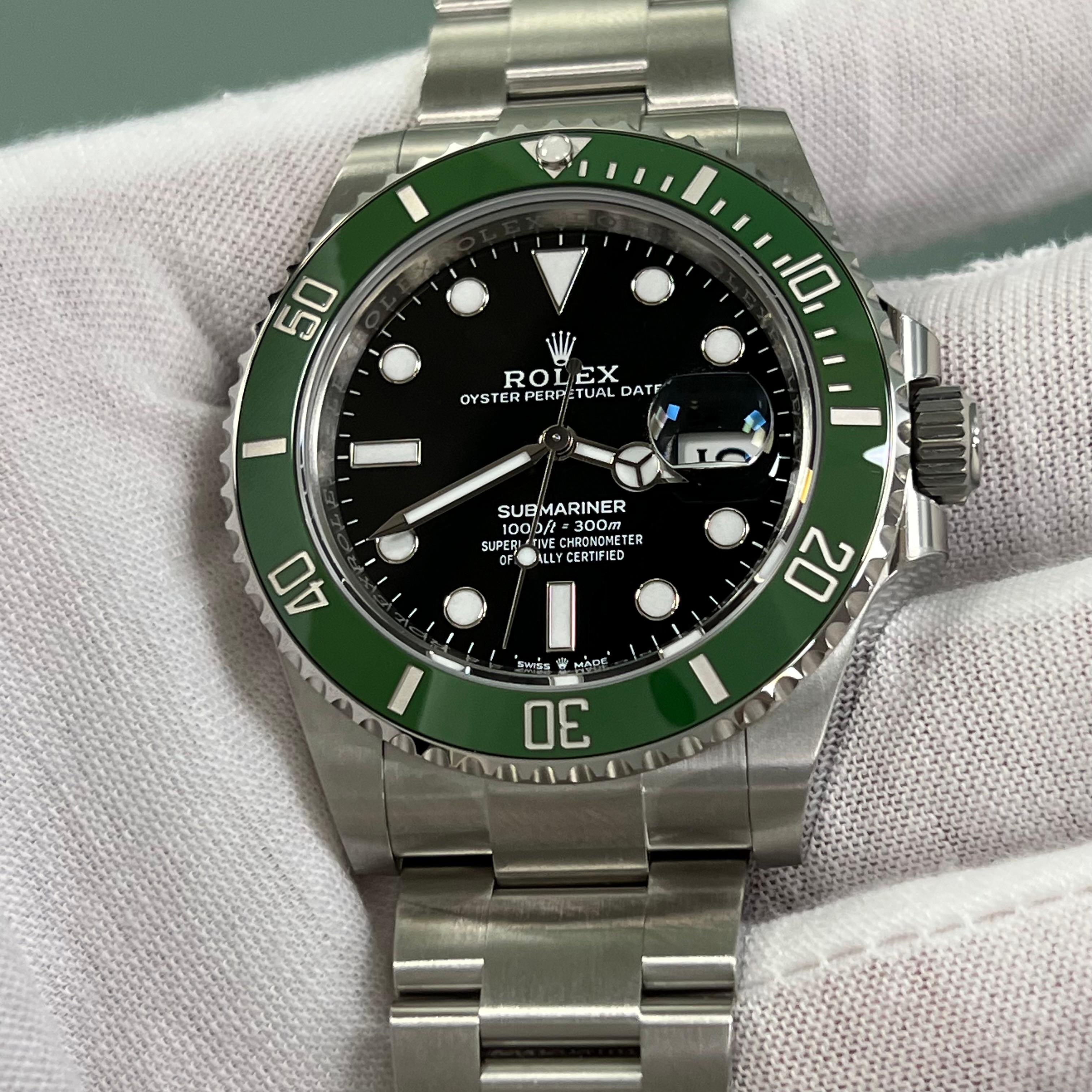 2025 Rolex Submariner Starbucks 126610LV Green Ceramic Steel Box Paper 41mm 7