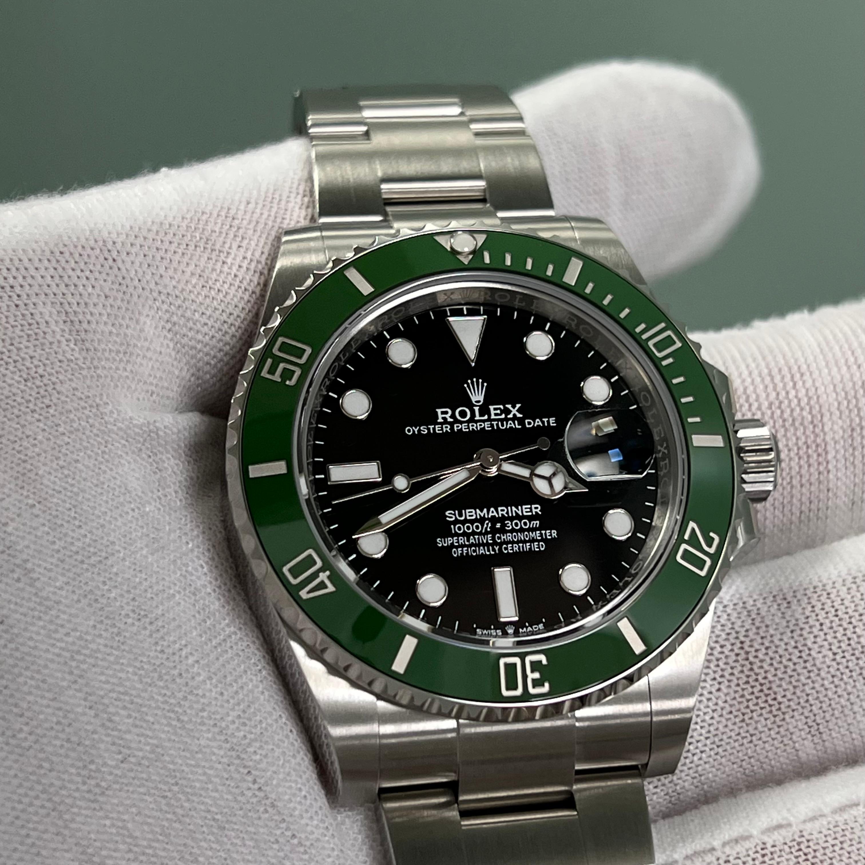 2025 Rolex Submariner Starbucks 126610LV Green Ceramic Steel Box Paper 41mm 8