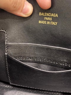 2026 Balenciaga Black XS Bel Air Crossbody Bag
