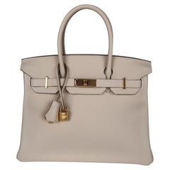 2026 Hermès Craie Togo Birkin 30 GHW