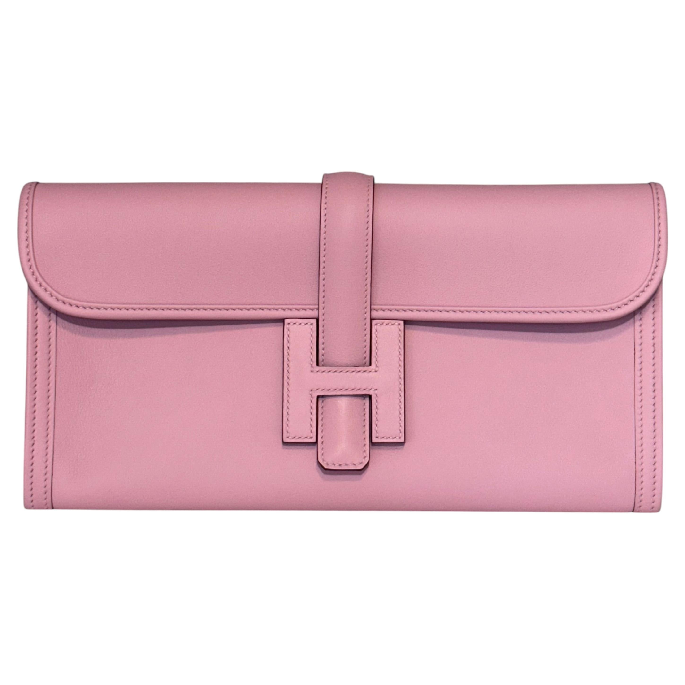 2026 Rare Hermès "Jige" Elan Mauve Sylvestre