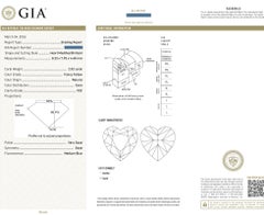 GIA 2.02ct Fancy Yellow Heart Diamond Platinum Cocktail Ring, VS2 Clarity
