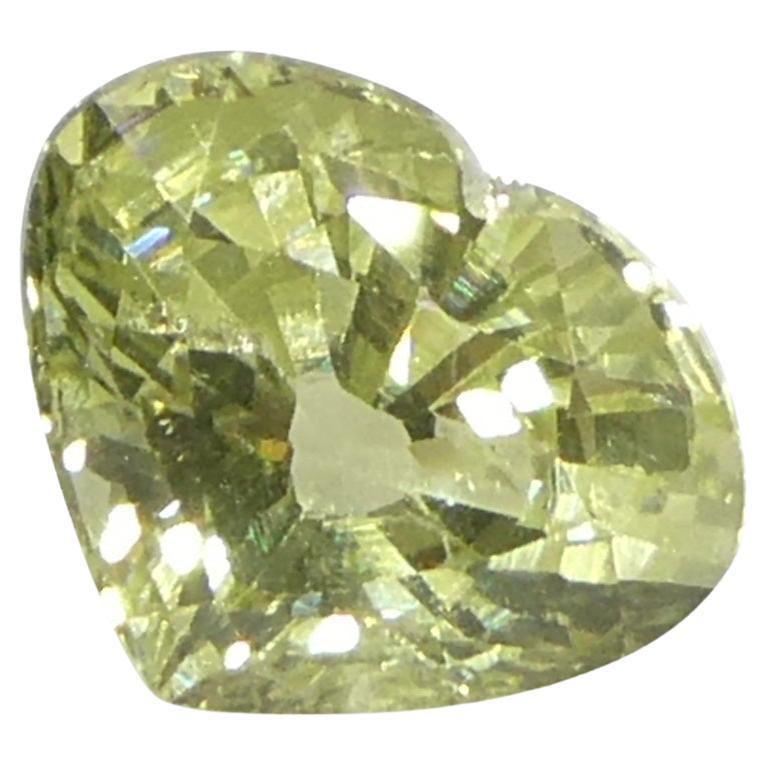2.02ct Heart Yellow Sapphire de Tanzanie