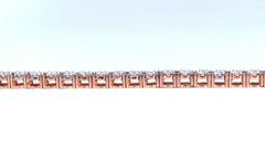 2,02ct. Bracelet « tennis » classique en diamants ronds naturels, en or rose 14 carats*