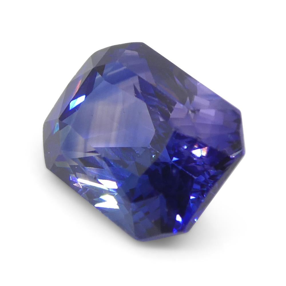 2.02ct Octagonal/Emerald Cut Blue Sapphire from Sri Lanka For Sale 1