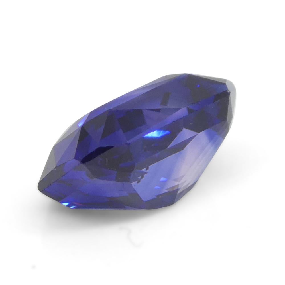 2.02ct Octagonal/Emerald Cut Blue Sapphire from Sri Lanka For Sale 4