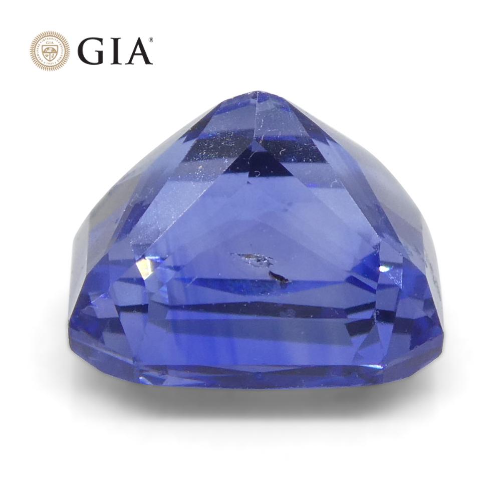 2.02ct Octagonal/Emerald Cut Blue Sapphire GIA Certified Sri Lanka For Sale 9