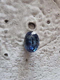 2.29ct Oval Natural No Heat Blue Sapphire
