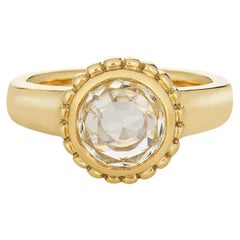 2.02ct Rose Cut Diamond Ring