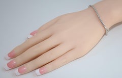 2.03 Carat Diamond White Gold Tennis Bracelet