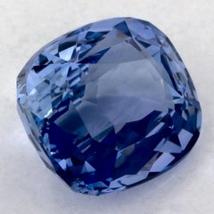 2.03 Ct Blue Sapphire Cushion Certified Loose Gemstone