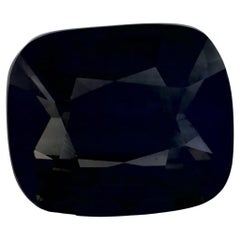 2.03 carati di zaffiro blu a cuscino certificato, gemma sfusa