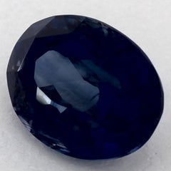2.03 Ct Blue Sapphire Oval Loose Gemstone (pierre précieuse en vrac)