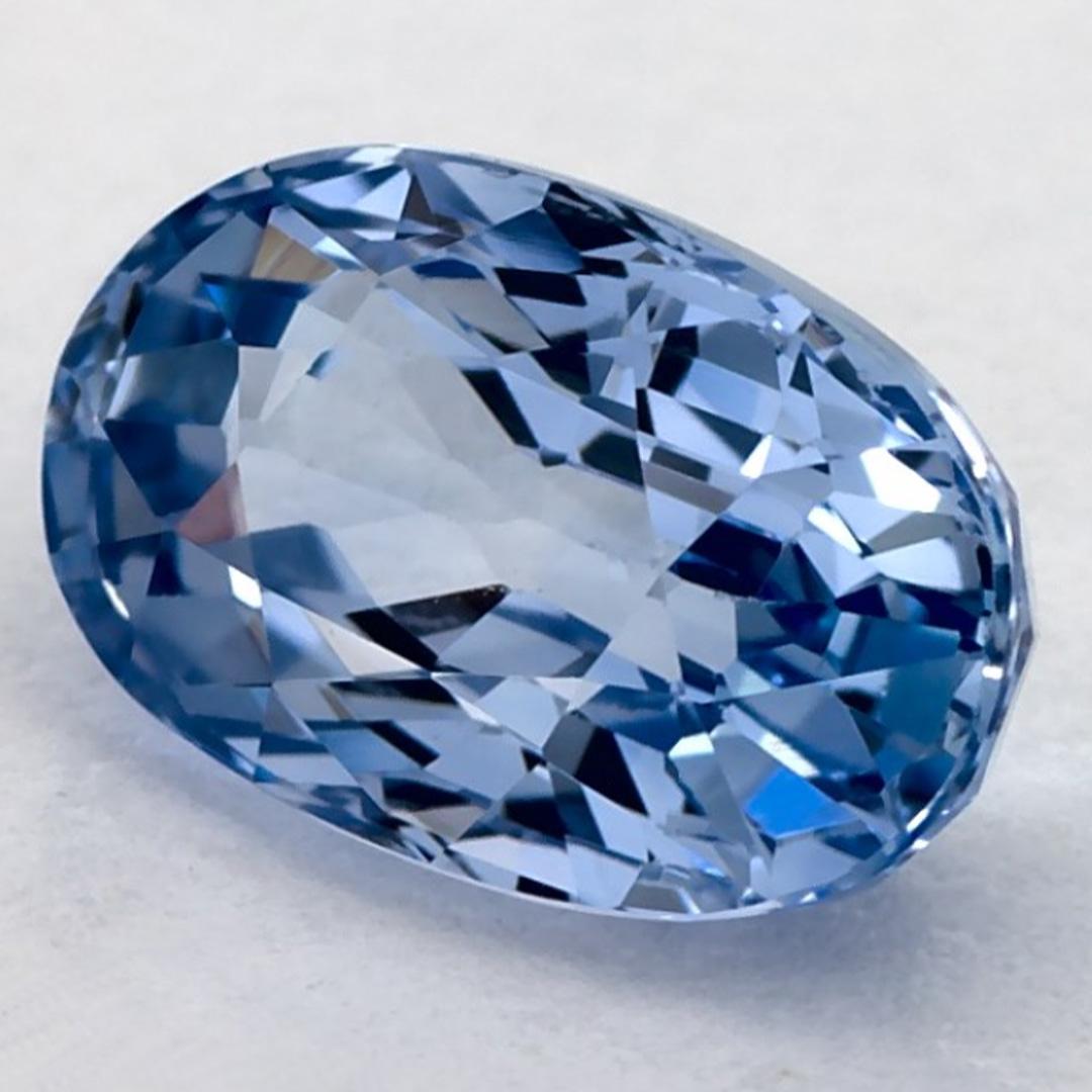 2.03 qt Zafiro Azul Oval Gema Suelta Corte oval en venta