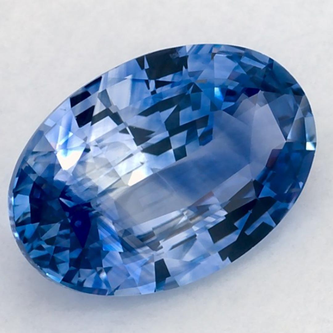 Taglio ovale 2.03 carati di zaffiro blu ovale sfuso in vendita