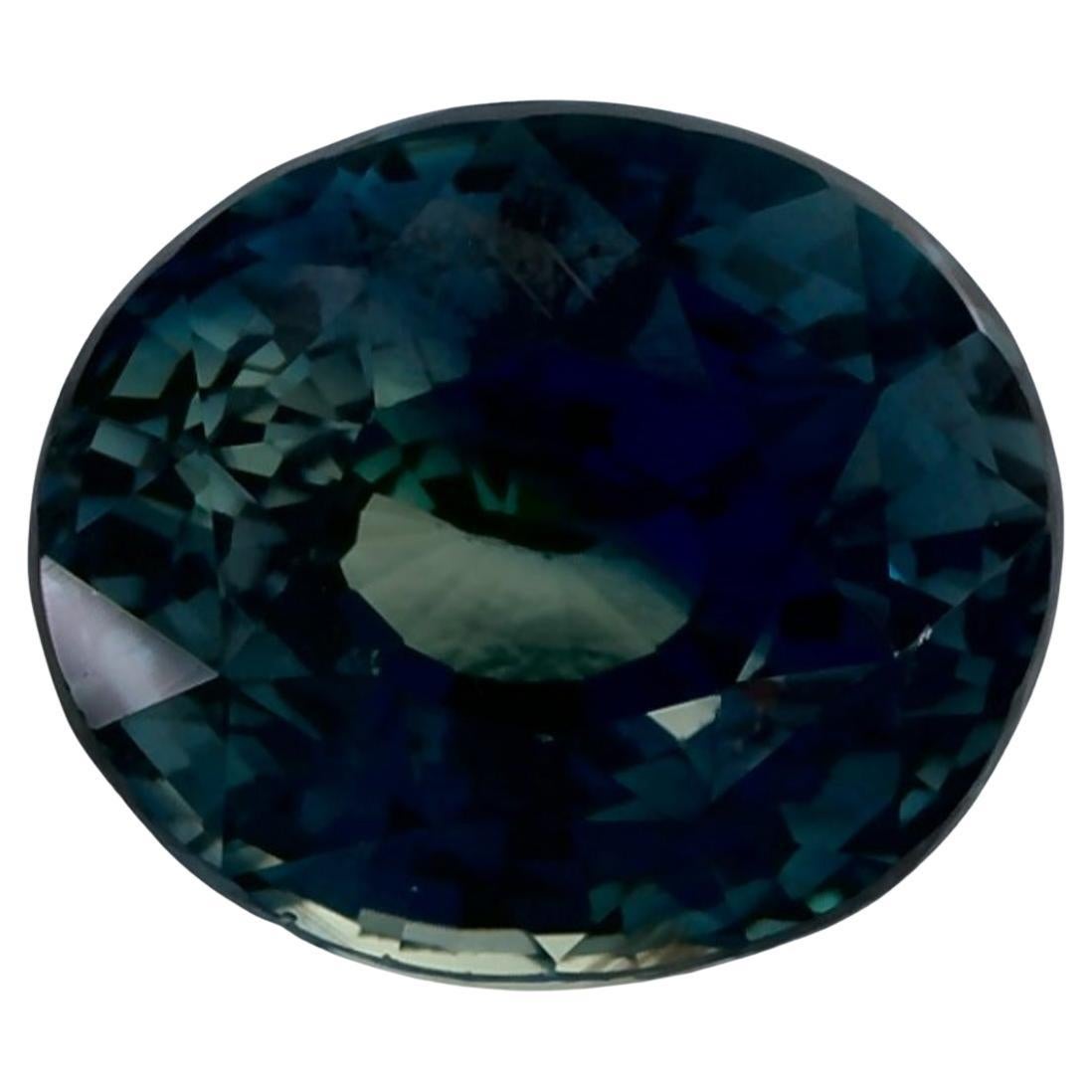 2.03 Ct Blue Sapphire Oval Loose Gemstone