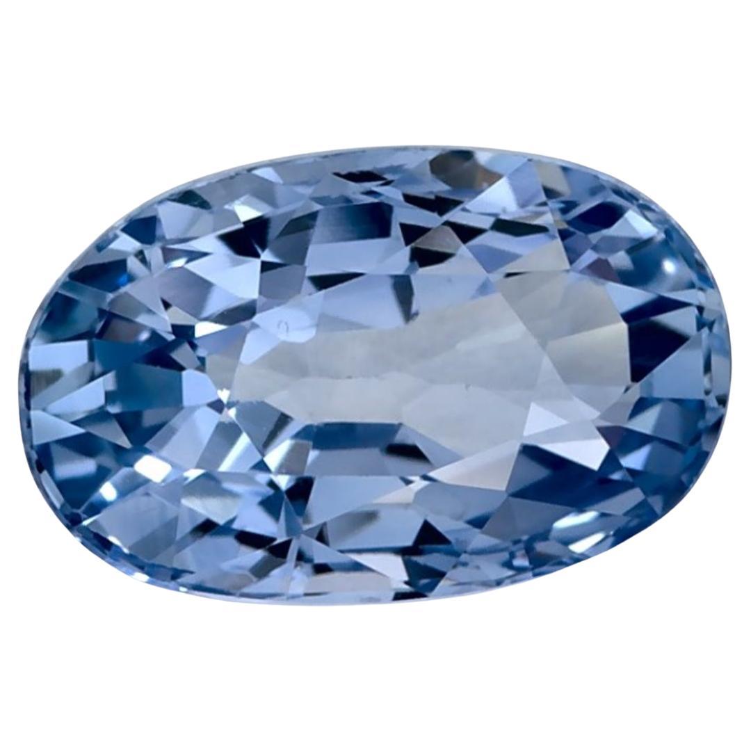 2.03 qt Zafiro Azul Oval Gema Suelta
