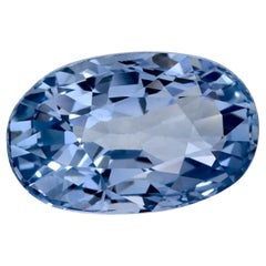 2.03 qt Zafiro Azul Oval Gema Suelta