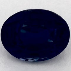 2.03 Ct Blue Sapphire Oval Loose Gemstone