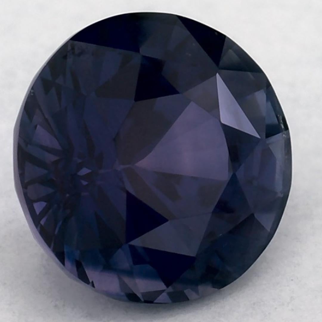 2.03 ct Zafiro Azul Redondo Gema Suelta Corte redondo en venta