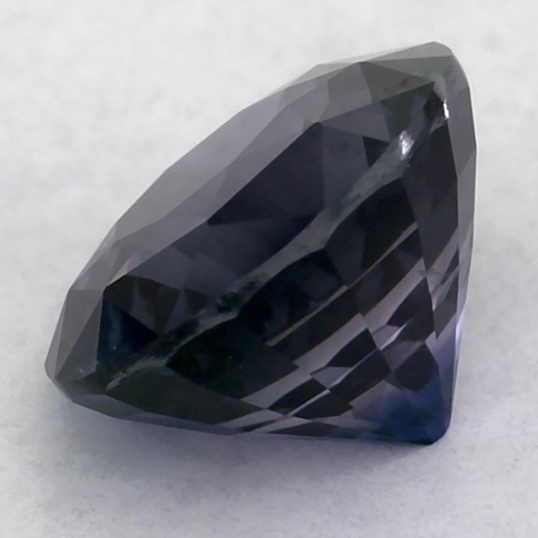 2.03 ct Zafiro Azul Redondo Gema Suelta en venta 3