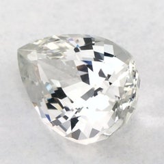 2.03 Ct Green Sapphire Pear Loose Gemstone