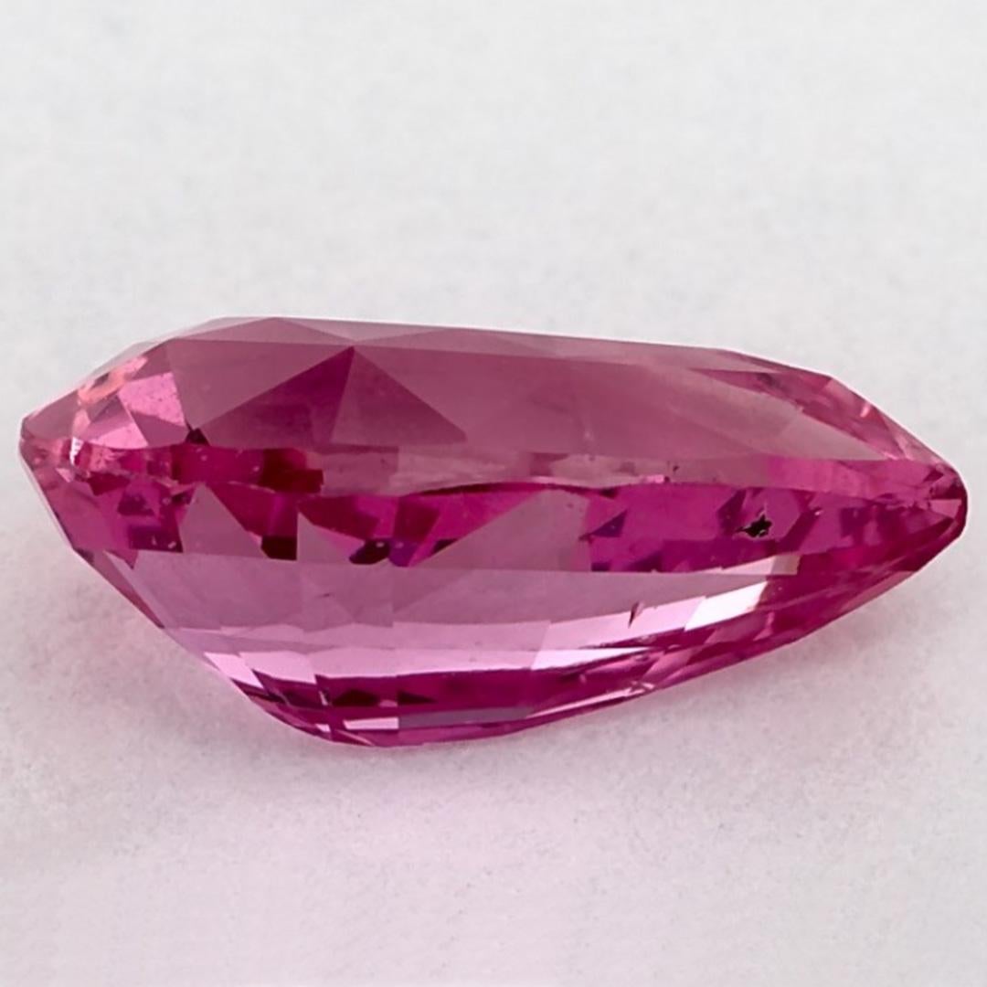 2.03 Karat Rosa Saphir Birne Loser Edelstein im Zustand „Neu“ im Angebot in Fort Lee, NJ