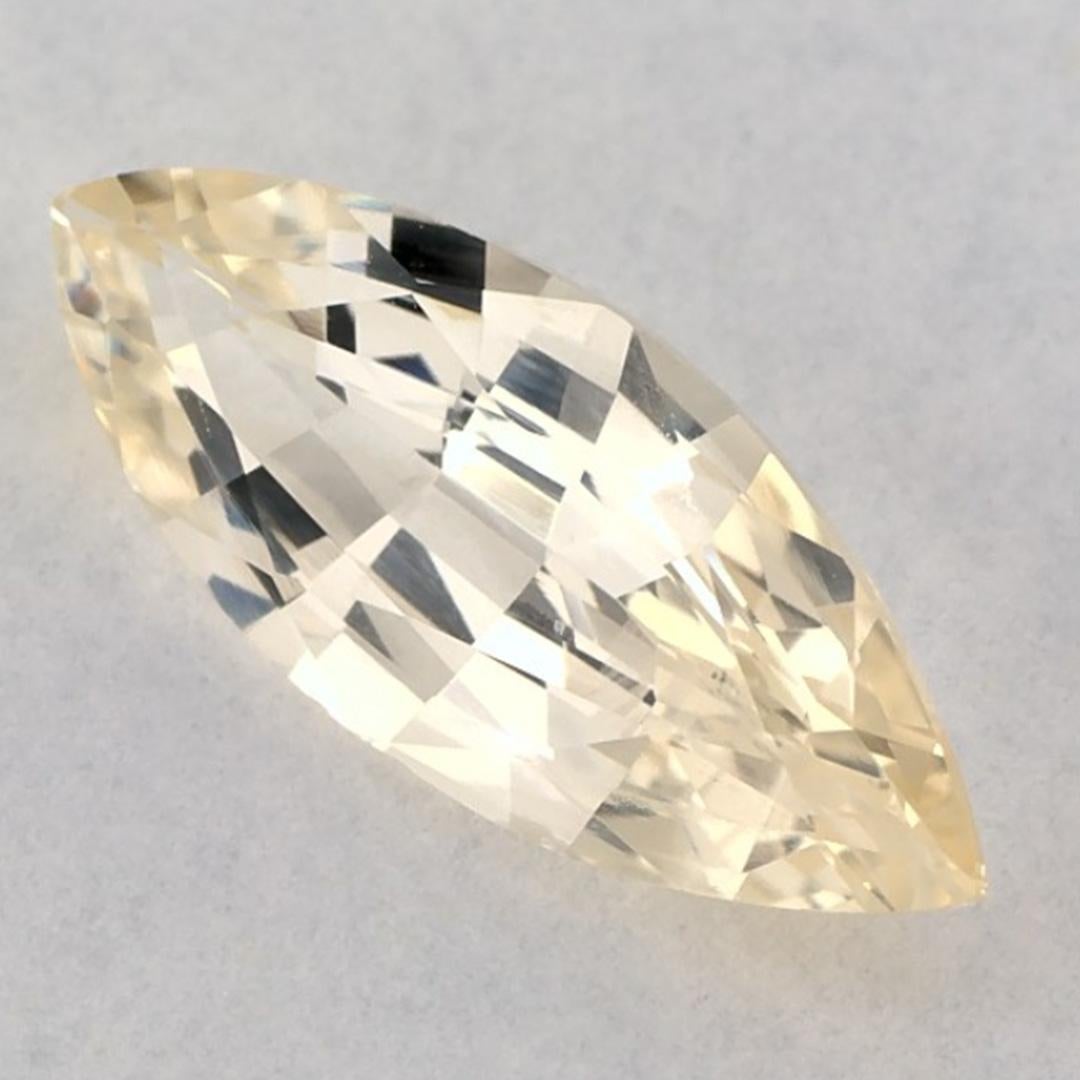 Ce saphir jaune naturel offre élégance et sophistication. Avec sa riche saturation des couleurs et sa coupe précise, il constitue la pièce maîtresse parfaite pour une bague de fiançailles ou une conception de bijoux de luxe.

Ce saphir provient du