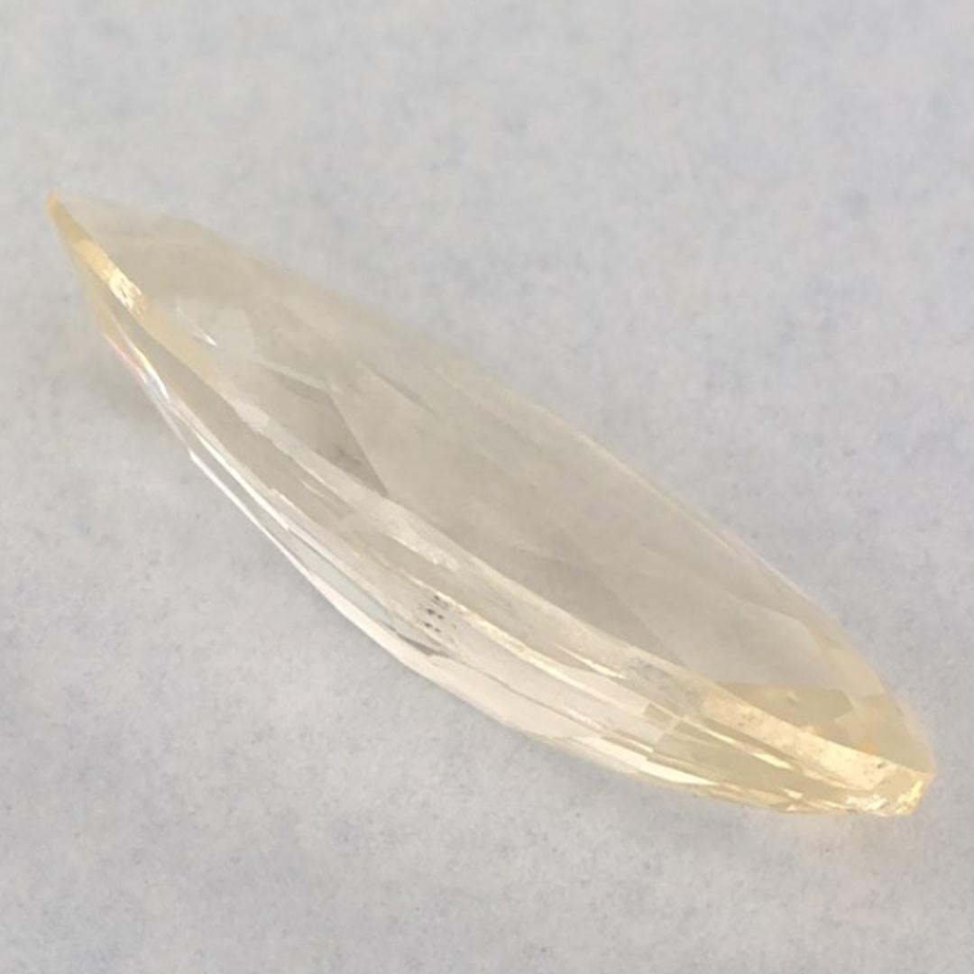 2.03 Ct Yellow Sapphire Marquise Loose Gemstone en vente 1