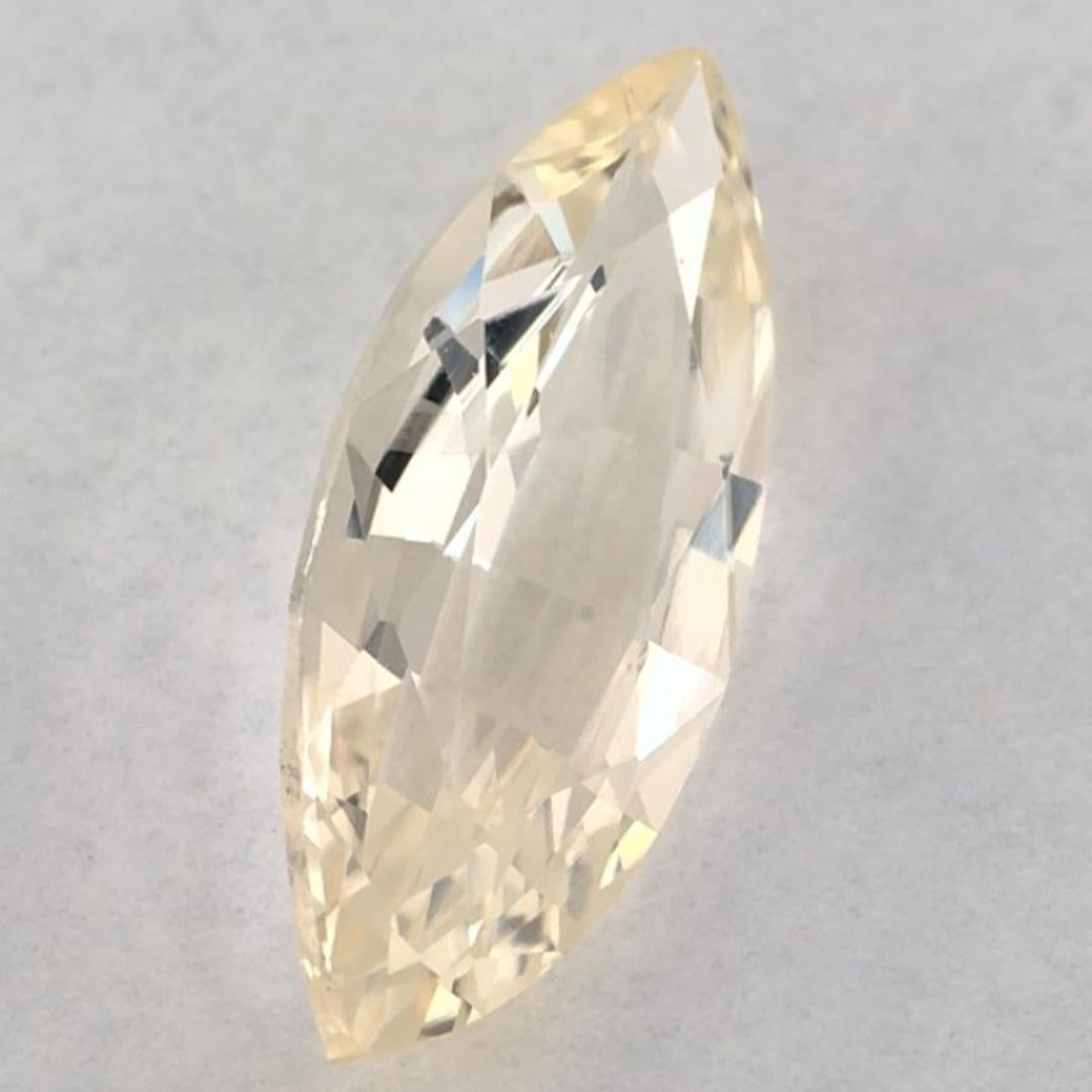 2.03 Ct Yellow Sapphire Marquise Loose Gemstone en vente 2