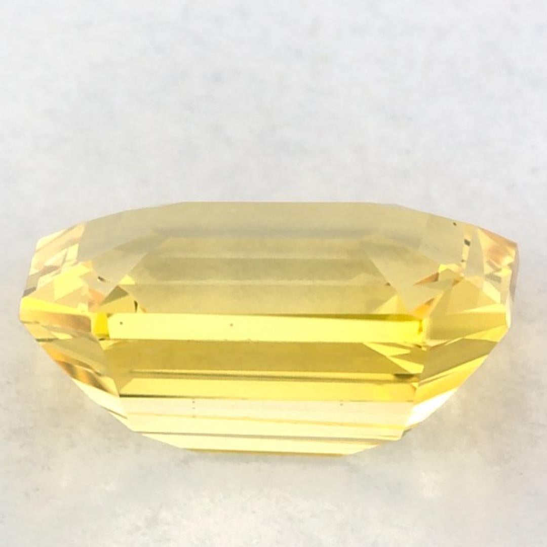 2.03 qt Zafiro Amarillo Octágono Gema Suelta en Nuevo estado para la venta en Fort Lee, NJ