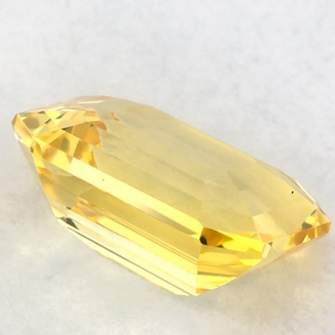 2.03 qt Zafiro Amarillo Octágono Gema Suelta en venta 1