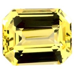 2.03 Ct Yellow Sapphire Octagon Loose Gemstone